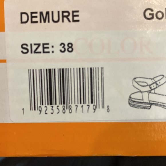 Miz Mooz Demure Gold Sandals - Picture 7 of 7